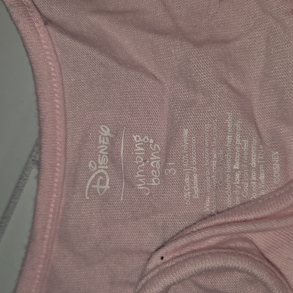 Disney Pink Dress with Princess Print. 3t - Picture 3 of 3